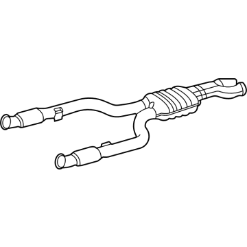 Mercedes-Benz 223-490-28-03 Center Pipe