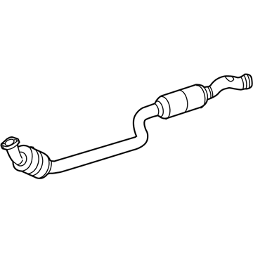 2016 Mercedes-Benz E350 Catalytic Converter - 212-490-39-20-80