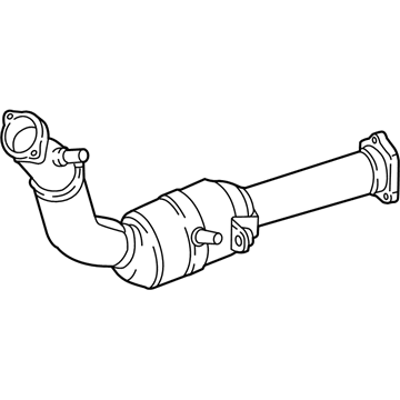 Mercedes-Benz 463-490-24-00 Converter & Pipe