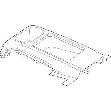 Mercedes-Benz 290-810-00-00-3D16 Rear Console