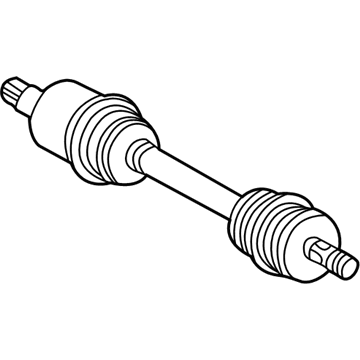 2001 Mercedes-Benz ML430 Axle Shaft - 163-350-02-10