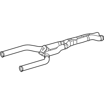 Mercedes-Benz 253-490-78-00 Intermediate Pipe