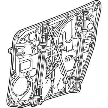 2016 Mercedes-Benz B250e Window Regulator - 246-720-58-00