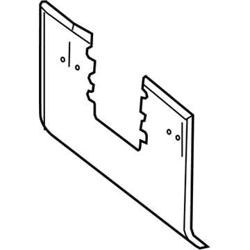 Mercedes-Benz 222-694-00-25-9J36 Front Panel