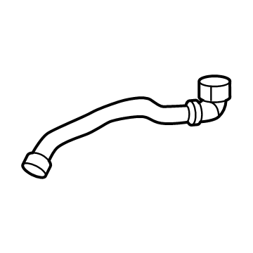 Mercedes-Benz 243-500-39-00 Coolant Hose