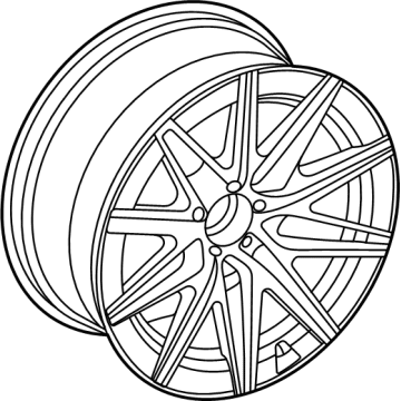 Mercedes-Benz 290-401-19-00-7Y51 Wheel