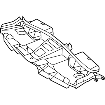 Mercedes-Benz 172-500-01-55 Air Duct