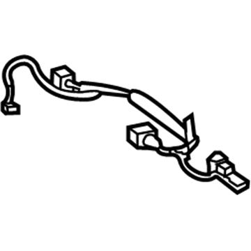 Mercedes-Benz 205-820-07-04 Wire Harness