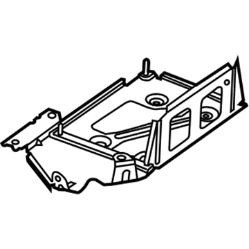 Mercedes-Benz 231-545-53-40 Control Module Bracket