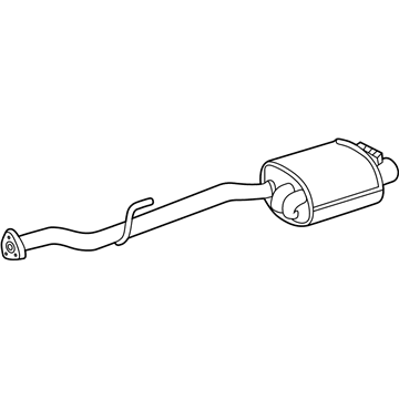 2004 Mercedes-Benz SLK230 Muffler - 170-490-06-21