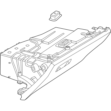 Mercedes-Benz 223-680-18-02-8V97 Glove Box Assembly