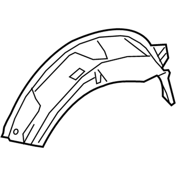 Mercedes-Benz C300 Fender Splash Shield - 205-630-67-02