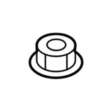 Mercedes-Benz 000000-008304 Center Belt Assembly Nut