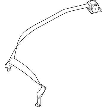 Mercedes-Benz 205-860-14-85-3D53 Lap & Shoulder Belt