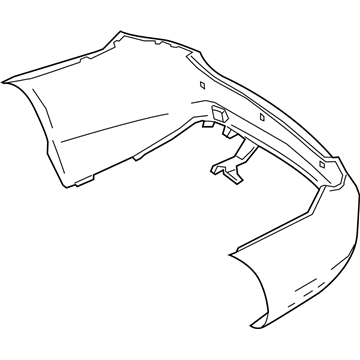 2016 Mercedes-Benz E400 Bumper - 207-885-70-25-9999