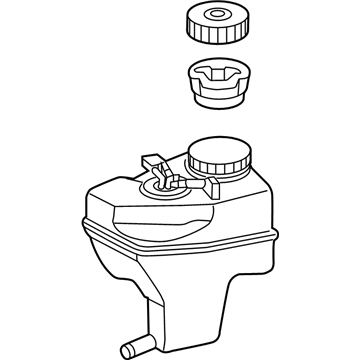 2009 Mercedes-Benz SL65 AMG Brake Master Cylinder Reservoir - 230-430-04-02