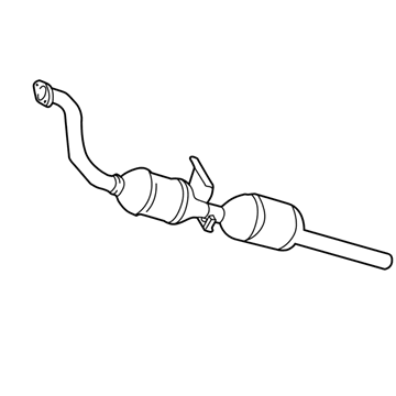 2004 Mercedes-Benz G500 Catalytic Converter - 463-490-33-19