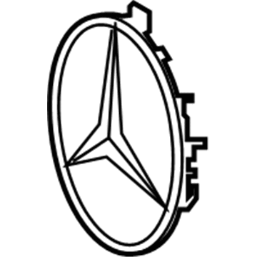 Mercedes-Benz 164-888-04-11 Emblem Base Plate