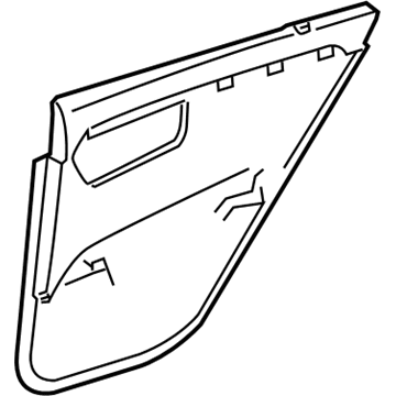 Mercedes-Benz 221-730-26-79-9E71 Door Trim Panel