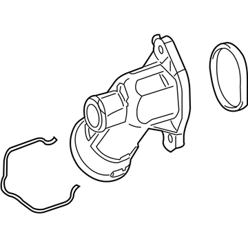 Mercedes-Benz R350 Thermostat Housing - 642-200-06-56