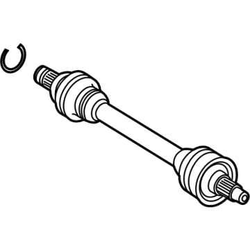 Mercedes-Benz 167-350-84-01 Axle Assembly