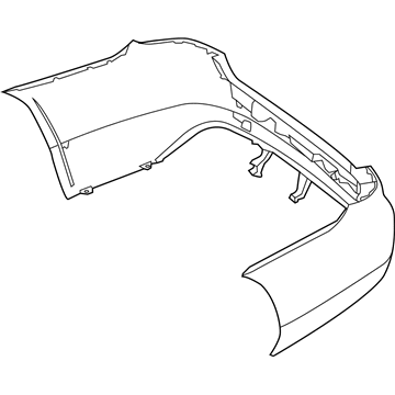 Mercedes-Benz CLS63 AMG S Bumper - 218-885-02-38-9999