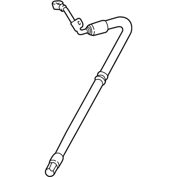 1997 Mercedes-Benz E320 Power Steering Hose - 210-320-37-72