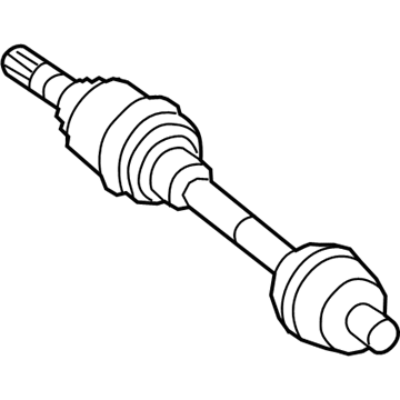 Mercedes-Benz 463-330-07-02 Axle Assembly