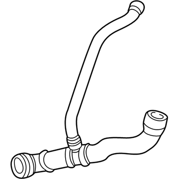 2003 Mercedes-Benz SL500 Radiator Hose - 230-501-21-82