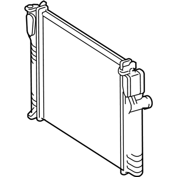 2003 Mercedes-Benz E320 Radiator - 211-500-01-02-64