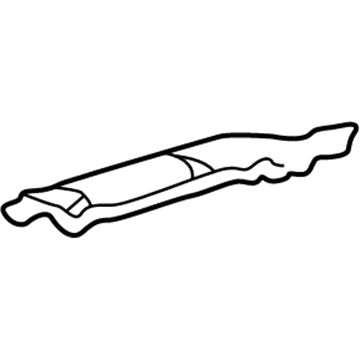 2002 Mercedes-Benz E320 Exhaust Heat Shield - 210-682-24-71