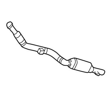 2001 Mercedes-Benz E55 AMG Catalytic Converter - 210-490-94-20-80