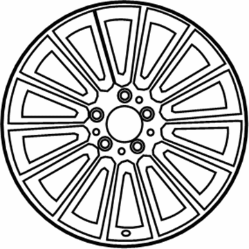 Mercedes-Benz 218-401-12-00-7X23 Wheel