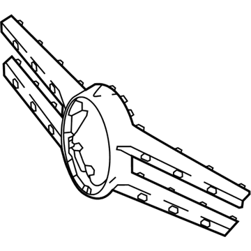 Mercedes-Benz 213-888-02-60-9040 Trim Bar