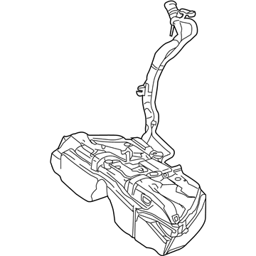 2013 Mercedes-Benz C63 AMG Fuel Tank - 204-470-65-02