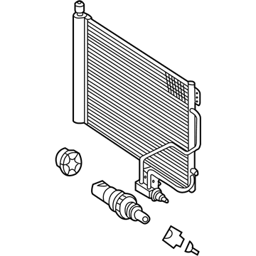 2008 Mercedes-Benz CLK550 A/C Condenser - 203-500-21-54