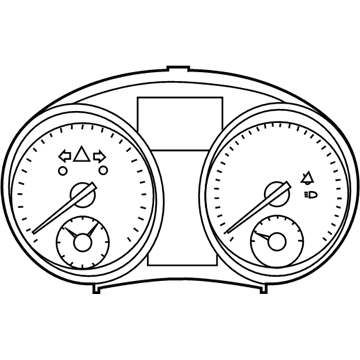 Mercedes-Benz 172-900-90-14 Cluster Assembly