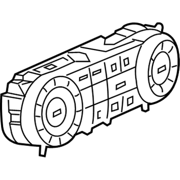 Mercedes-Benz SLC300 A/C Switch - 172-900-11-12