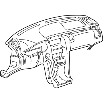 Mercedes-Benz 210-680-73-87-8J63 Instrument Panel