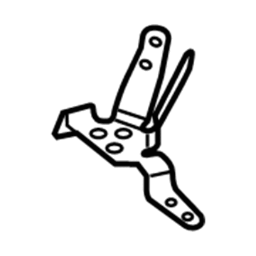 Mercedes-Benz 177-490-03-00 Catalytic Converter Center Bracket