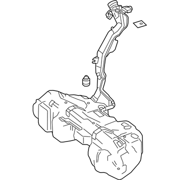 Mercedes-Benz 213-470-02-02 Fuel Tank Assembly