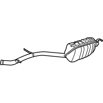 2010 Mercedes-Benz E350 Muffler - 212-490-23-35