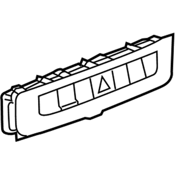 Mercedes-Benz 172-905-12-00 Hazard Switch