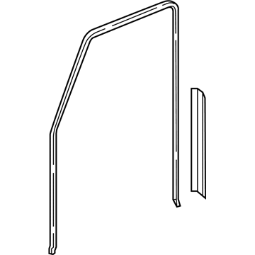 2008 Mercedes-Benz G55 AMG Window Channel - 463-720-00-53