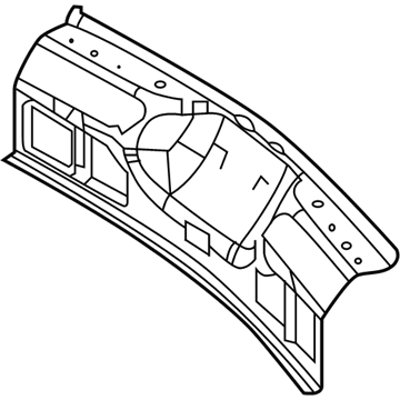 Mercedes-Benz 292-640-14-00 Center Reinforcement