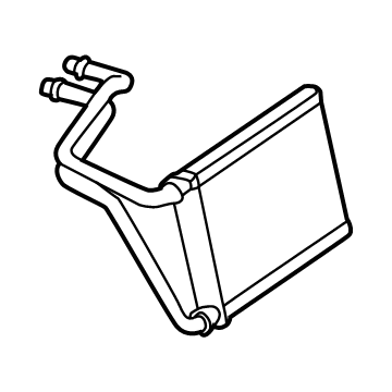 Mercedes-Benz 297-835-18-00 Evaporator Assembly