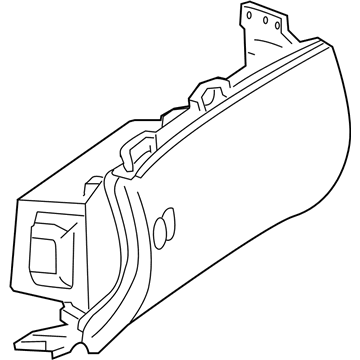 2012 Mercedes-Benz S550 Glove Box - 221-680-10-91-7L76