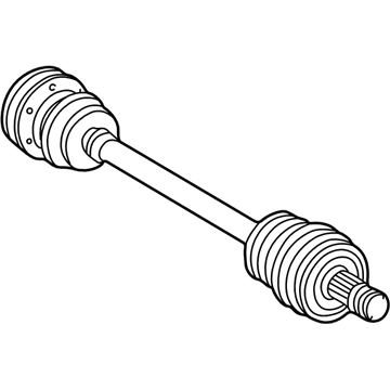 Mercedes-Benz 170-350-29-00 Axle Assembly