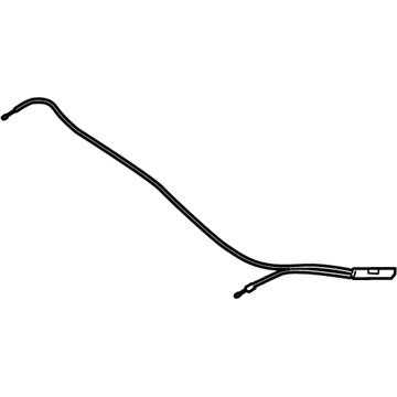 Mercedes-Benz C63 AMG Hood Release Cable - 204-880-00-59-64