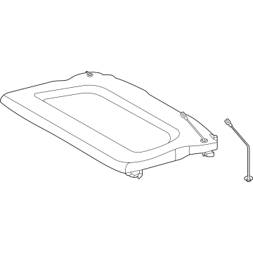 Mercedes-Benz 247-690-29-01-9F93 Package Tray Trim